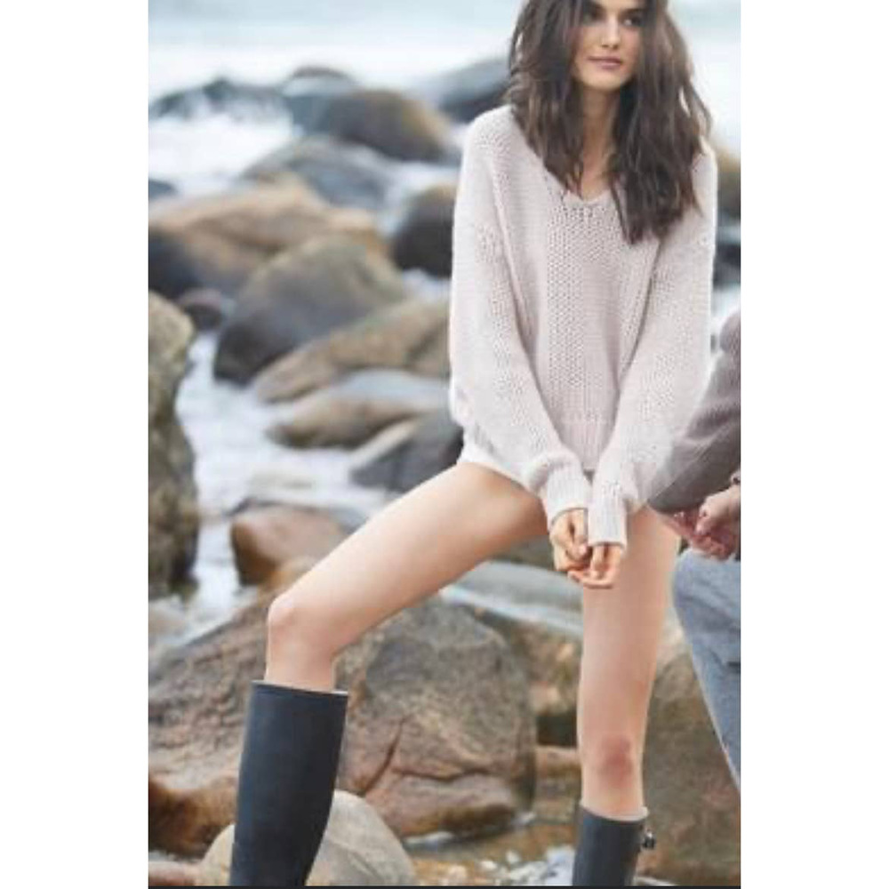 NakedCashmere V-neck chunky knit sweater Naked Cashmere